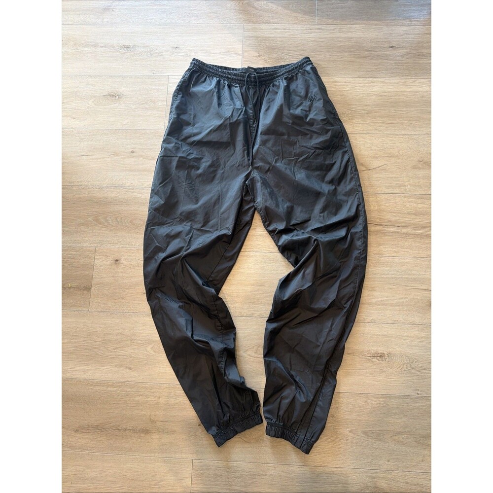 VTG USA Olympic JCPenney Black Nylon Track Pants Men’s XL Tall Windbreaker